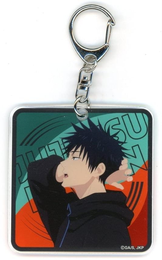 Megumi Fushiguro Acrylic Keychain - Jujutsu Kaisen 5th Anniversary Visual Vol.3 (Approx. 67 x 67 mm, Toho, Pre-owned)