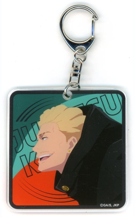 Kinji Hakari Acrylic Keychain - Jujutsu Kaisen 5th Anniversary Visual Vol.3 (Approx. 67 x 67 mm, TOHO, Pre-owned)