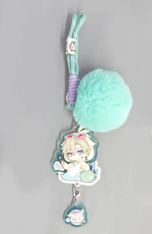 Aventurine Male Dormitory Series Chibi Acrylic Keychain