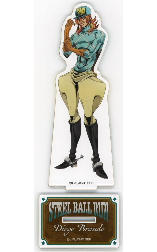 Diego Brando BIG Acrylic Stand - JoJo's Bizarre Adventure: Steel Ball Run Don Quixote Fair (Approx. 150 mm Acrylic)