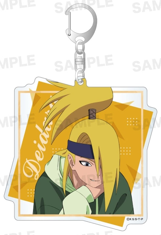 Deidara Reading Acrylic Keychain - Naruto Shippuden - Approx. 80 x 80 mm - Starmine (Used)