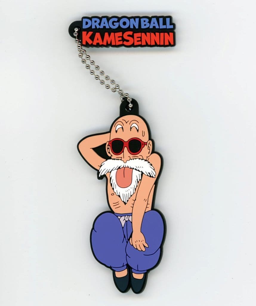 Master Roshi Rubber Charm H Prize - Ichiban Kuji Dragon Ball THE CHRONICLE OF GOKU - BANDAI SPIRITS - Approx. 6.5 cm