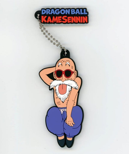 Master Roshi Rubber Charm H Prize - Ichiban Kuji Dragon Ball THE CHRONICLE OF GOKU - BANDAI SPIRITS - Approx. 6.5 cm