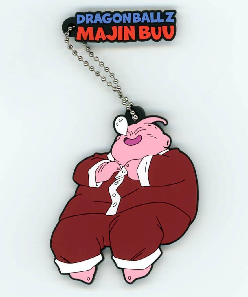 Majin Buu Rubber Charm Keychain from Dragon Ball Ichiban Kuji The Chronicle of Goku H Prize by BANDAI SPIRITS