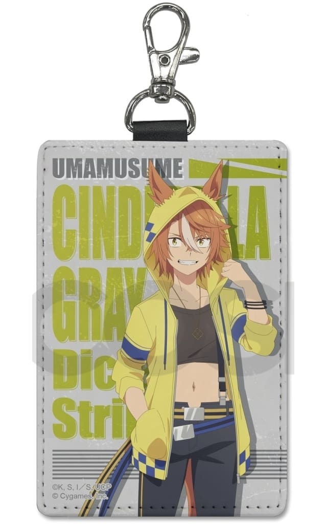 Dicta Striker Pass Case with Carabiner – Umamusume Pretty Derby Cinderella Gray