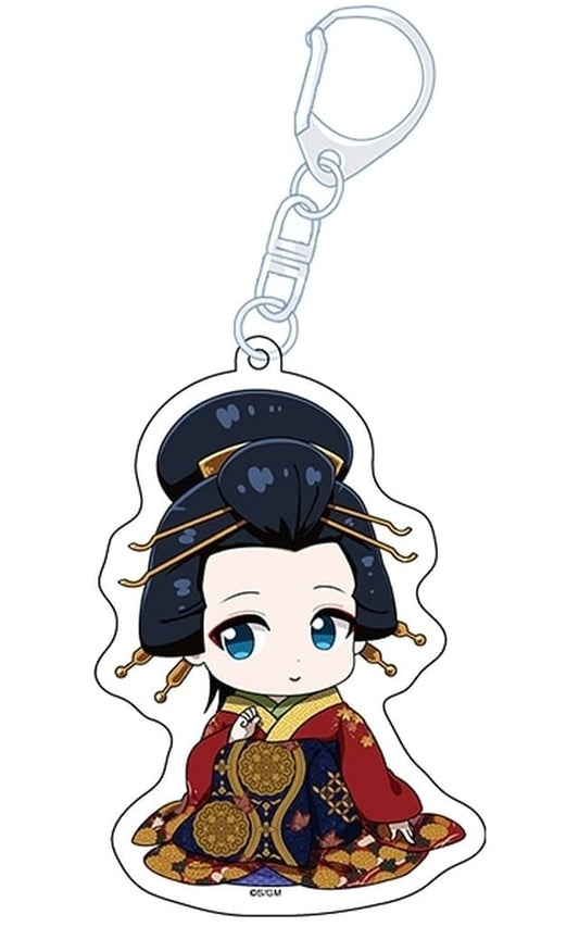 Hinowa Acrylic Keychain - Gintama New Theatrical Edition: Yoshiwara Great Fire - Penguin Parade Approx. 90 mm Pre-owned
