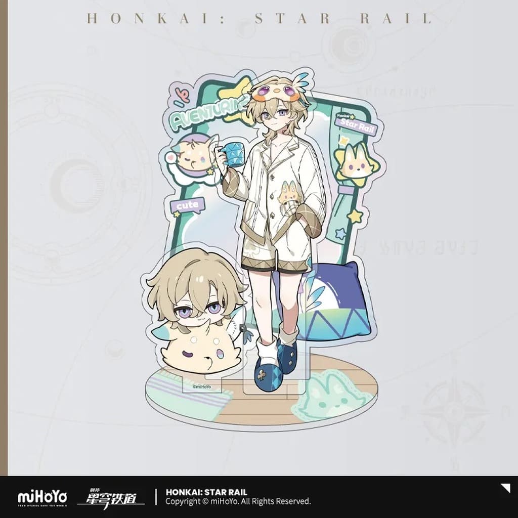 Aventurine Men's Dormitory Series Acrylic Stand - Honkai: Star Rail