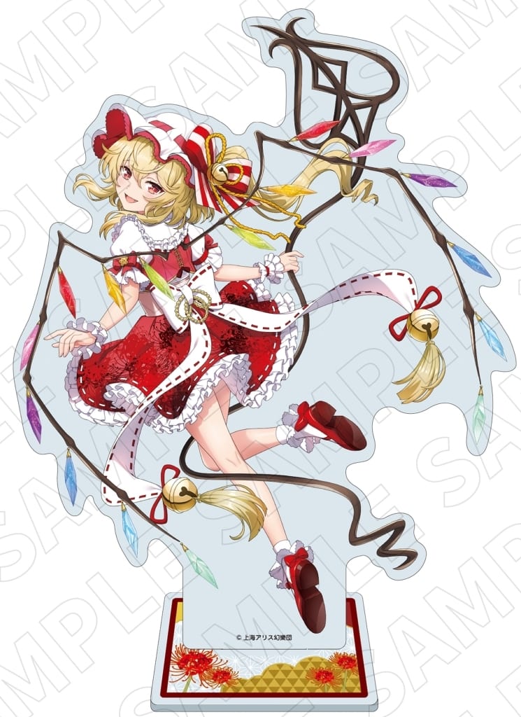 Flandre Scarlet Acrylic Stand - Touhou Project Character Acrylic Stand 16cm x 16cm (Tokio Gets) Pre-owned