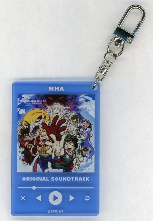4th Original Soundtrack Acrylic Charm A - My Hero Academia IN Concert Random Player-Style - Approx. 76 x 50 mm