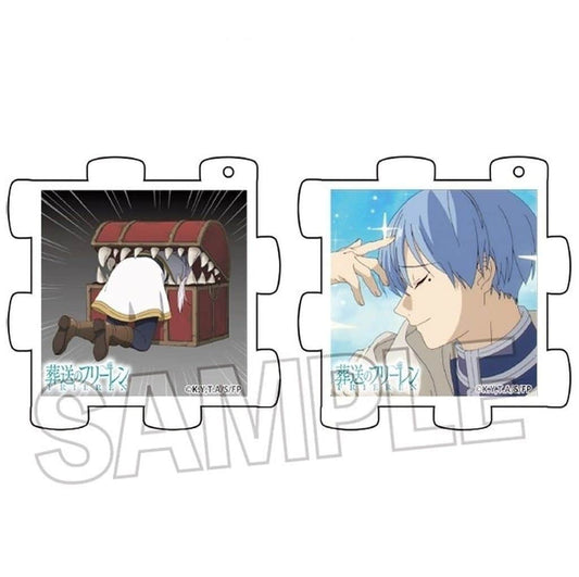 Frieren & Himmel 3D Puzzle Acrylic Keychain 2-Piece Set
