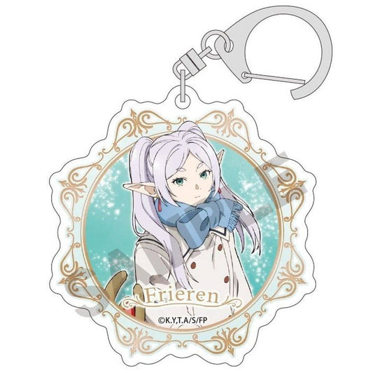 Trading Acrylic Keychain - Frieren Anime - Scarf Design - CRUX - Used