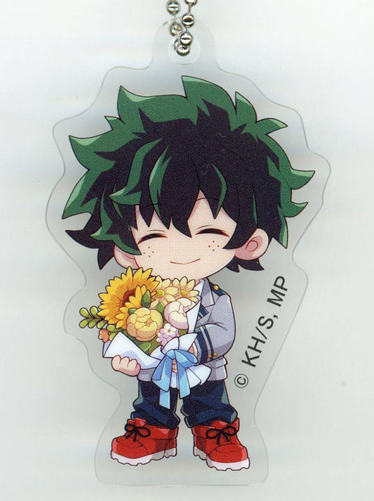 Izuku Midoriya Acrylic Charm - My Hero Academia × GiGO Promotional Yaki Order Bonus (Approx. 6 cm)