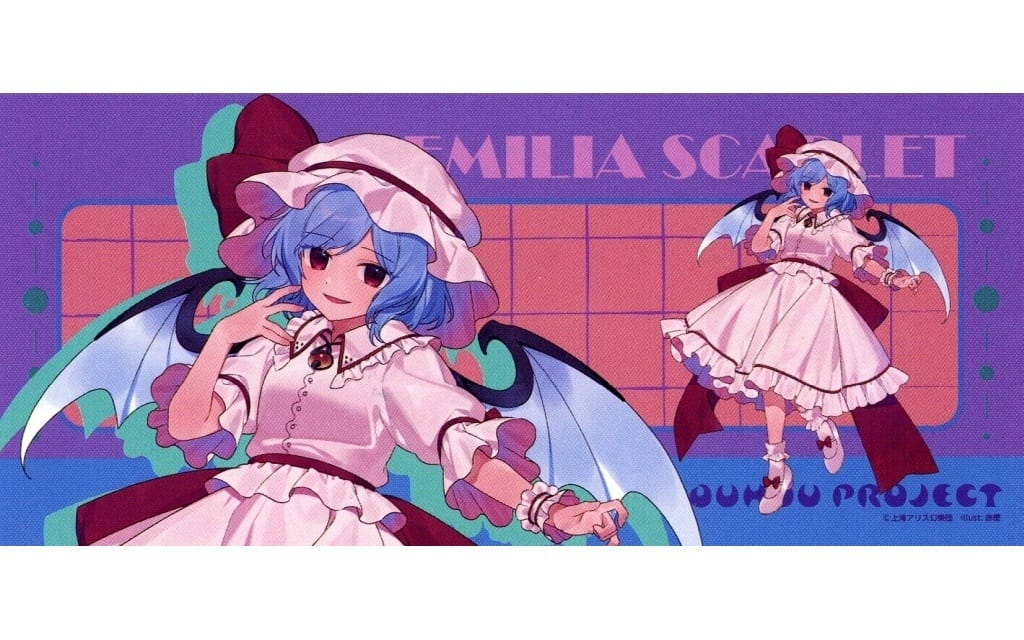Remilia Scarlet Large Rubber Playmat Vol.3 - Touhou Project - Eikoh - Approx. 40 x 90 cm (Pre-owned)