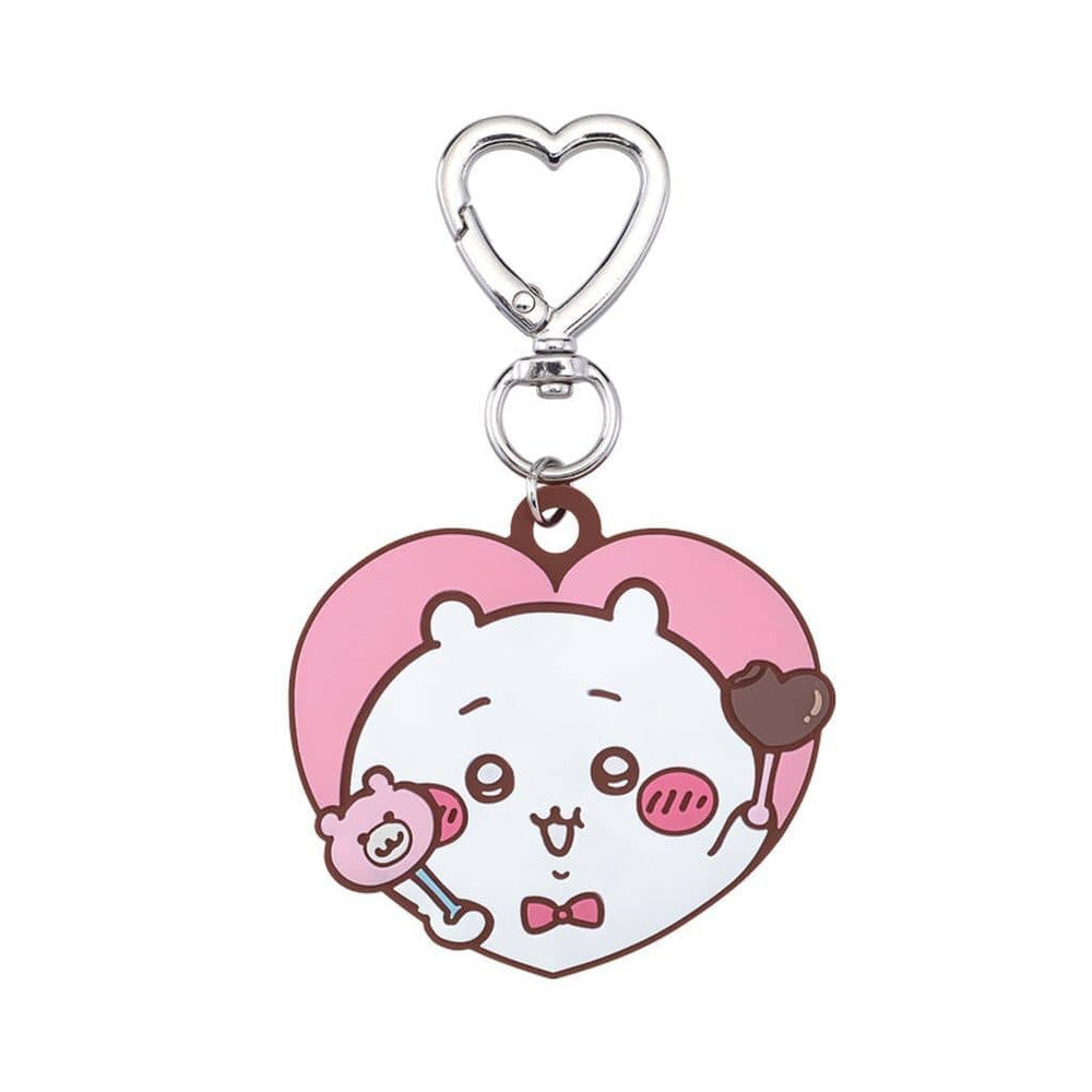 Chiikawa Heart Rubber Mascot Keychain