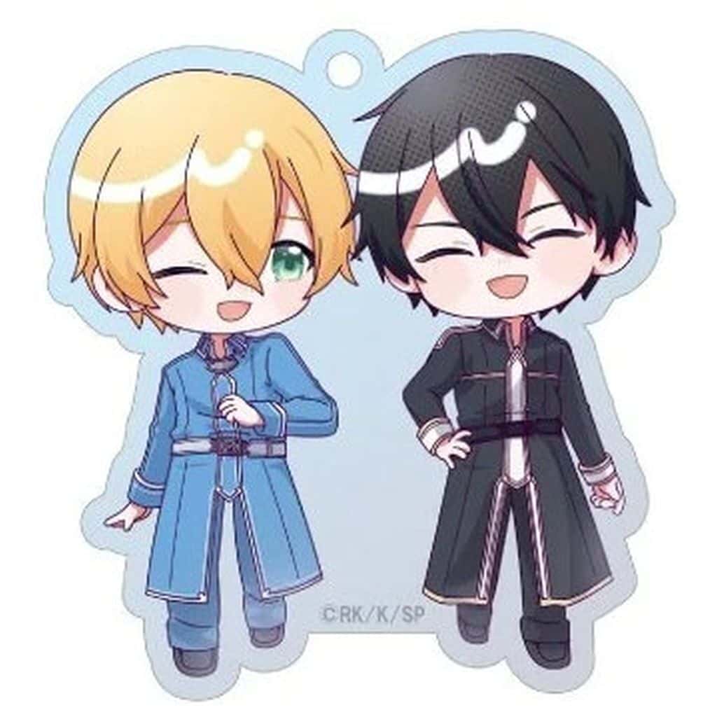 Kirito & Eugeo Sword Art Online Acrylic Keychain