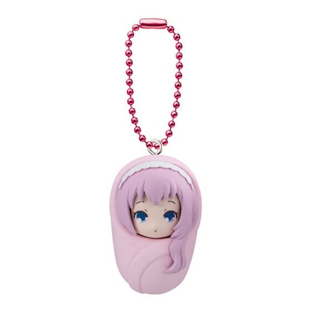 Megurine Luka Keychain Mascot - Hatsune Miku Babu Hatsune Miku! Okurumi Swing (Bandai) Approx. 4 cm - Pre-owned