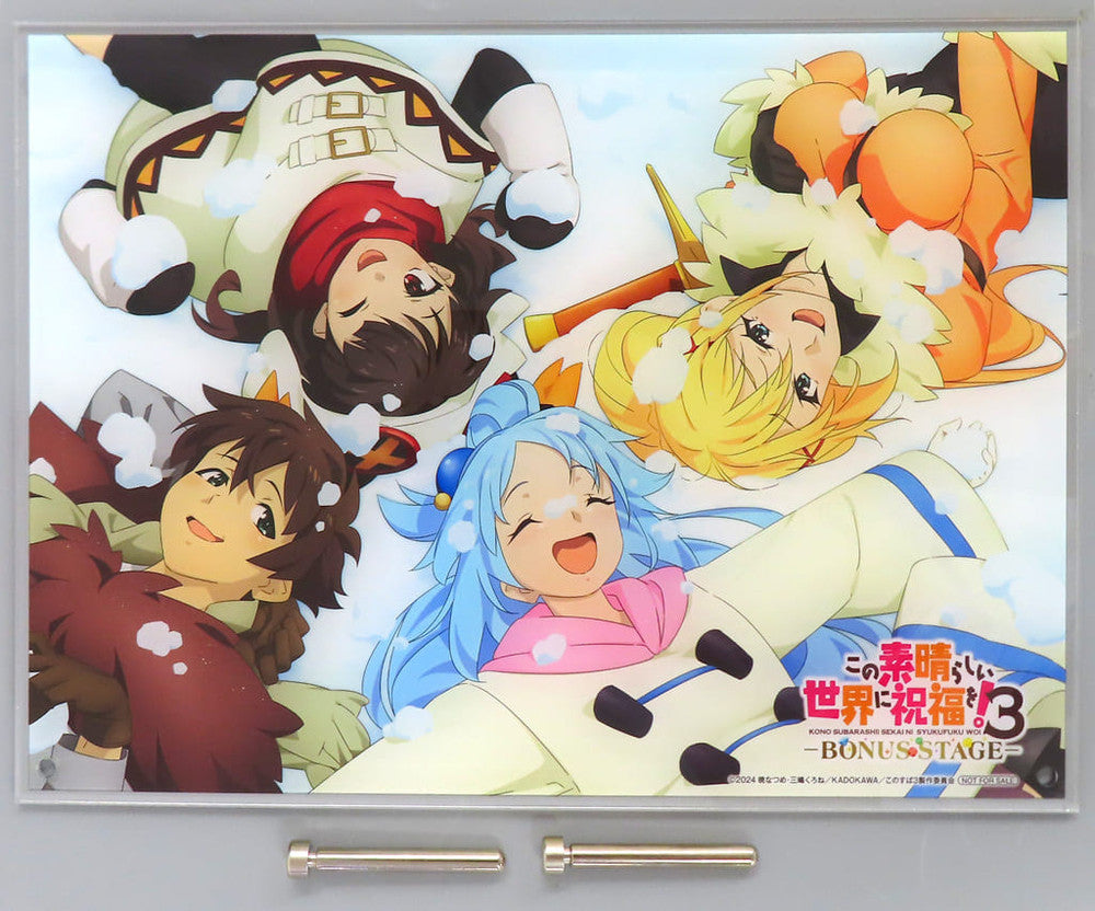 KonoSuba 3 -BONUS STAGE- Acrylic Plate