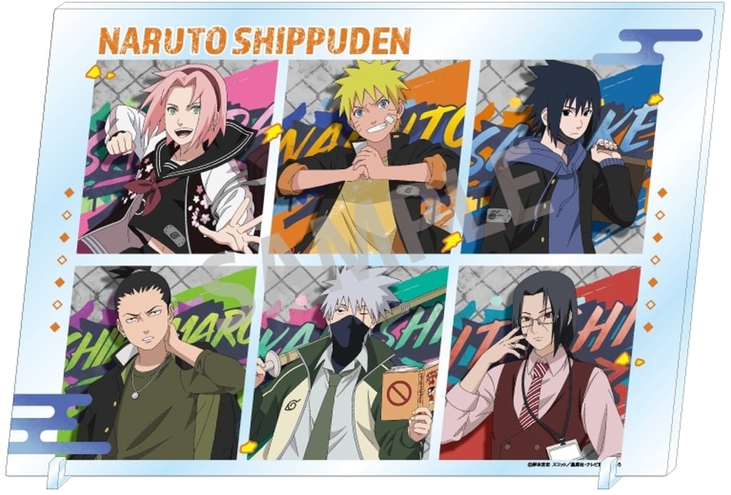 Academy Group A4 Acrylic Panel - Naruto Shippuden - Kamio Japan - Pre-Owned