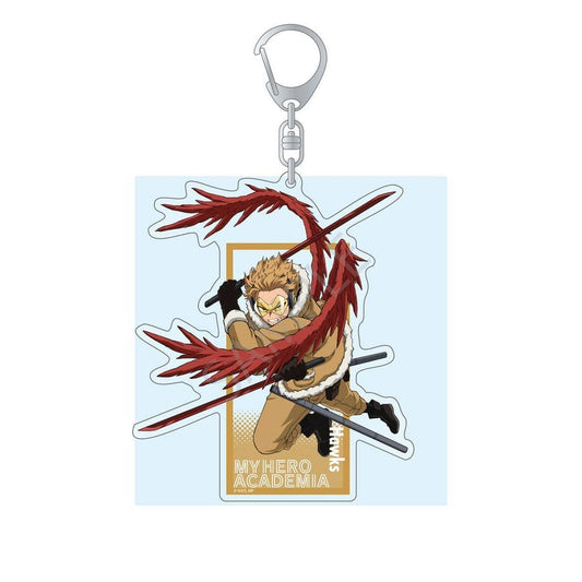 Hawks Acrylic Chibi Keychain - My Hero Academia (MAW) Approx. 75 x 95 mm - Pre-owned, No. 08