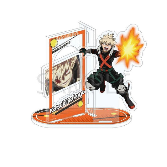 Katsuki Bakugo Acrylic Scene Photo Stand - My Hero Academia (MAW) Approx. 167 x 154 mm, Pre-owned, No. 02