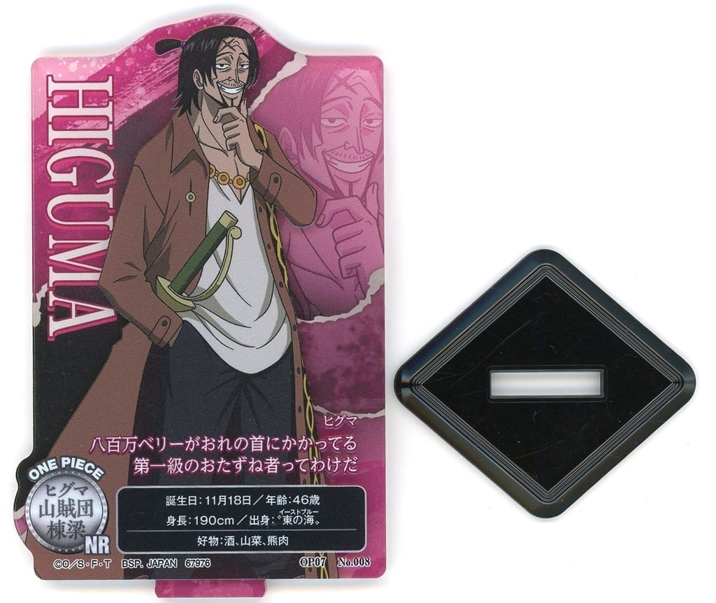 Higuma ACLLECT Red-Haired Pirates Acrylic Stand H Prize - One Piece