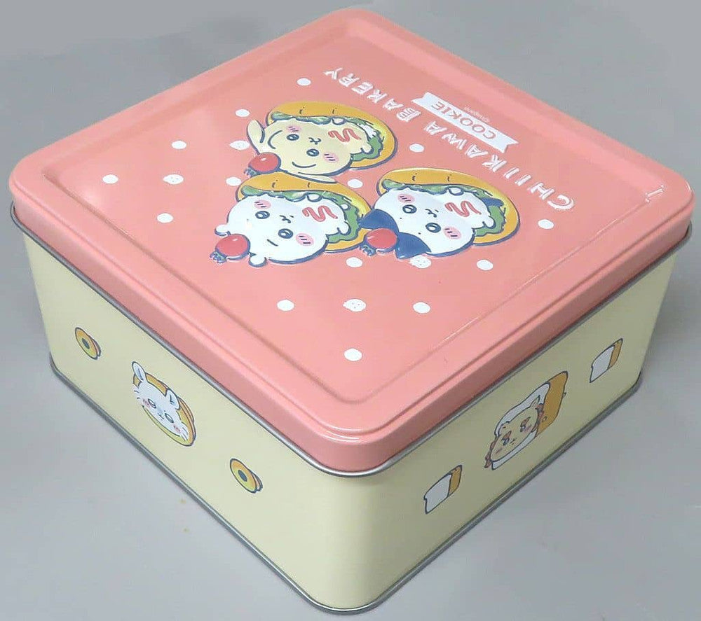 Chiikawa, Hachiware & Usagi Pink Hot Dog Cookie Tin