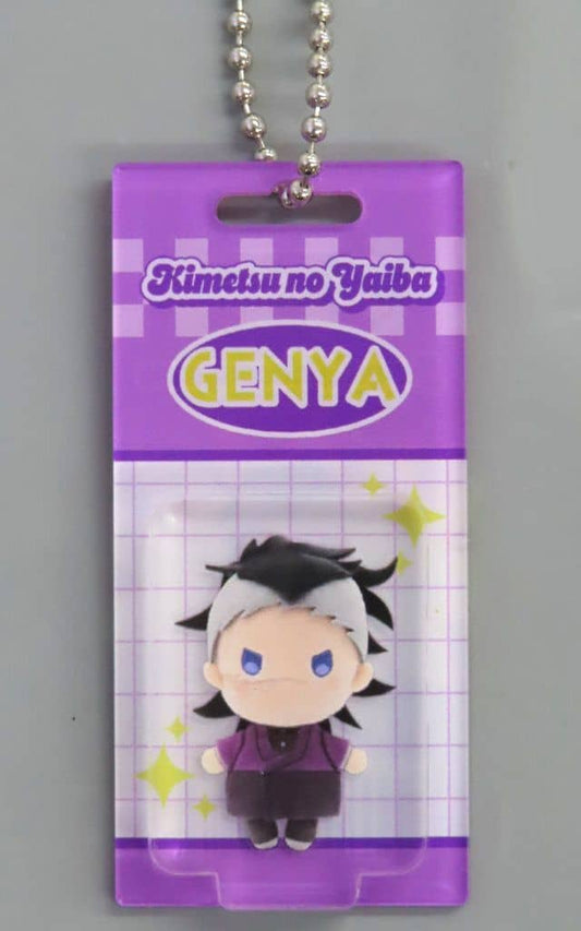 Genya Shinazugawa Blister-style Acrylic Charm - Demon Slayer: Kimetsu no Yaiba (TSUTAYA / Aniplex Official Store) Approx. 70 x 30 mm (Pre-owned)