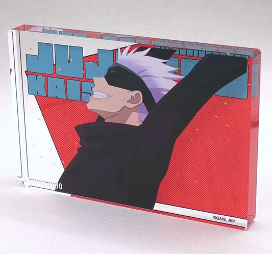 Satoru Gojo Acrylic Block - Jujutsu Kaisen 5th Anniversary Special POPUP st baseyard tokyo - Approx. 70 x 100 mm (Pre-owned) - Pal