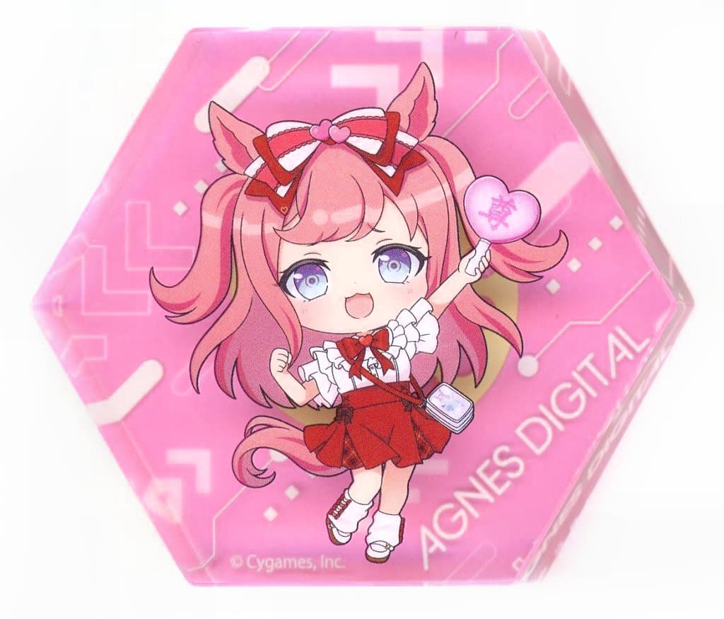 Agnes Digital Random Acrylic Block - Umamusume Pretty Derby × Bic Camera Group Collaboration (Approx. 5 x 5.8 cm)