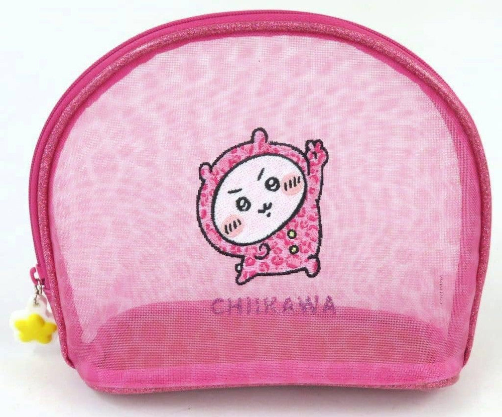 Chiikawa Shell-Shaped Mesh Pouch x Don Quijote