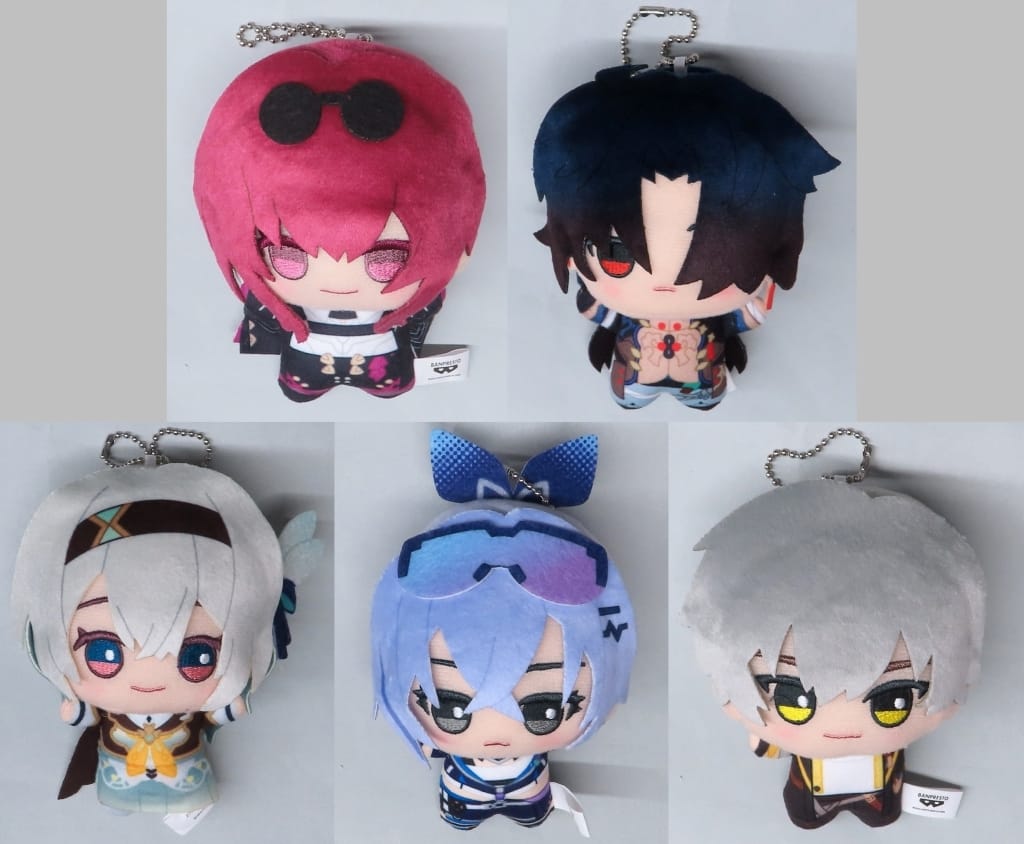 Honkai: Star Rail Chibigurumi vol.1 Complete 5-Type Plush Set