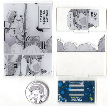 Kikuri Hiroi Acrylic Stand + Can Badge Set - BOCCHI THE ROCK! Vol. 7