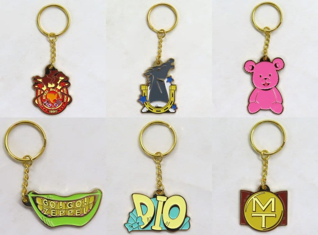 JoJo's Bizarre Adventure: Steel Ball Run H Prize Metal Charm Set