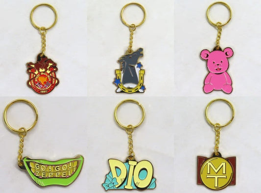 JoJo's Bizarre Adventure: Steel Ball Run H Prize Metal Charm Set