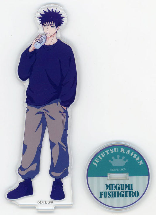 Megumi Fushiguro Acrylic Stand - Jujutsu Kaisen 5th Anniversary Lawson / Loppi / HMV Limited - Approx. 160 x 75 mm (Pre-owned)