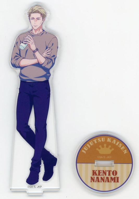 Kento Nanami Acrylic Stand - Jujutsu Kaisen 5th Anniversary Lawson/Loppi/HMV Limited Edition (Pre-owned, Approx. 160 x 75 mm)