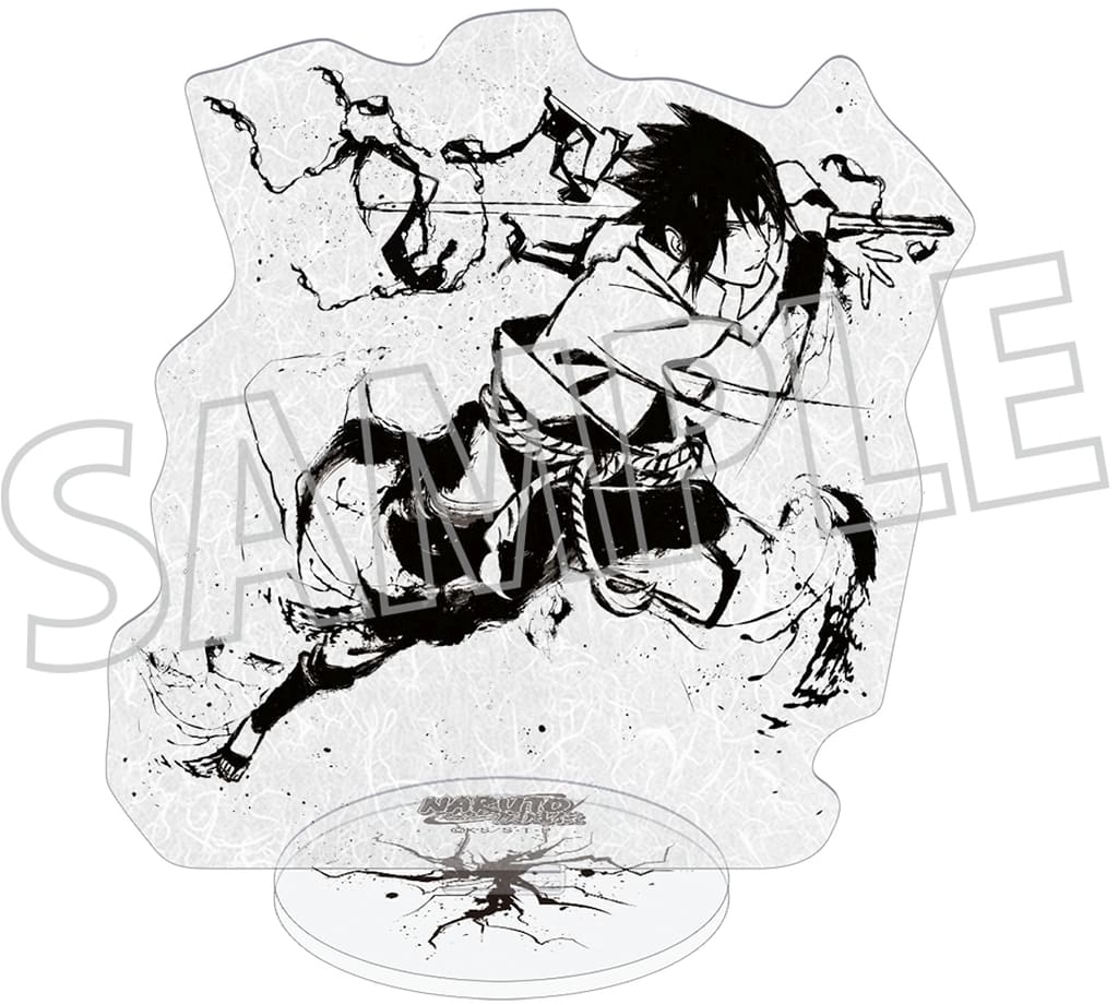 Sasuke Uchiha Washi-Style Acrylic Stand Naruto Shippuden