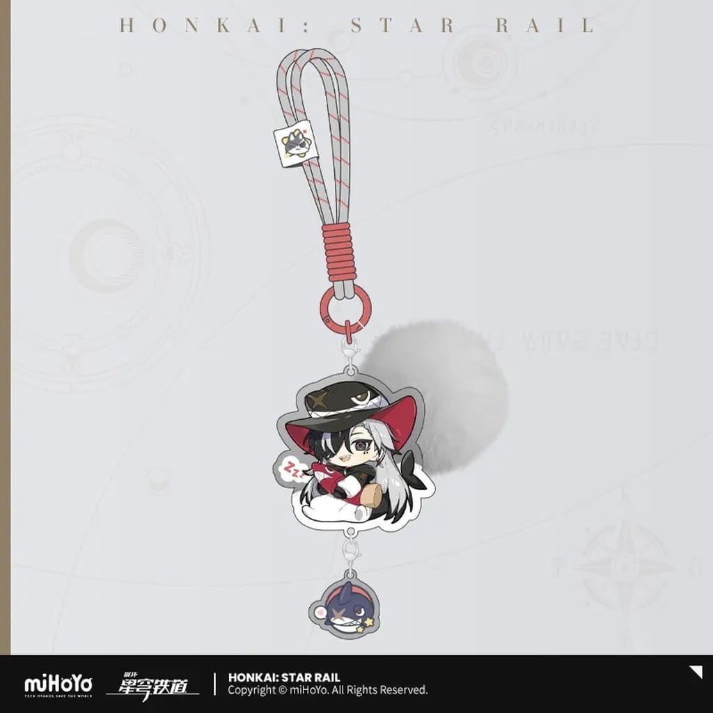 Boothill Boys Dormitory Series Acrylic Keychain - Honkai: Star Rail