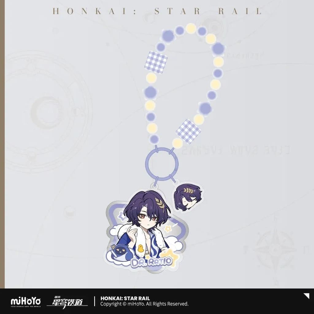 Dr. Ratio Acrylic Keychain Honkai: Star Rail Dormitory Series