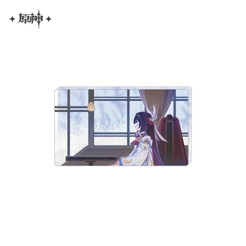 Genshin Impact Columbina New Moon's Blessing Glitter Acrylic Block