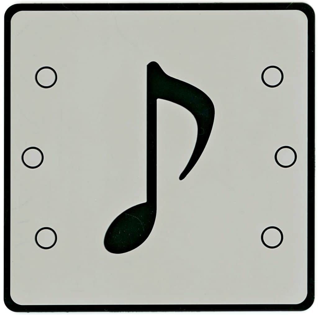 Orochimaru Forehead Protector Music Note Rubber Collection Prize Item from Naruto Shippuden: Legendary Sannin