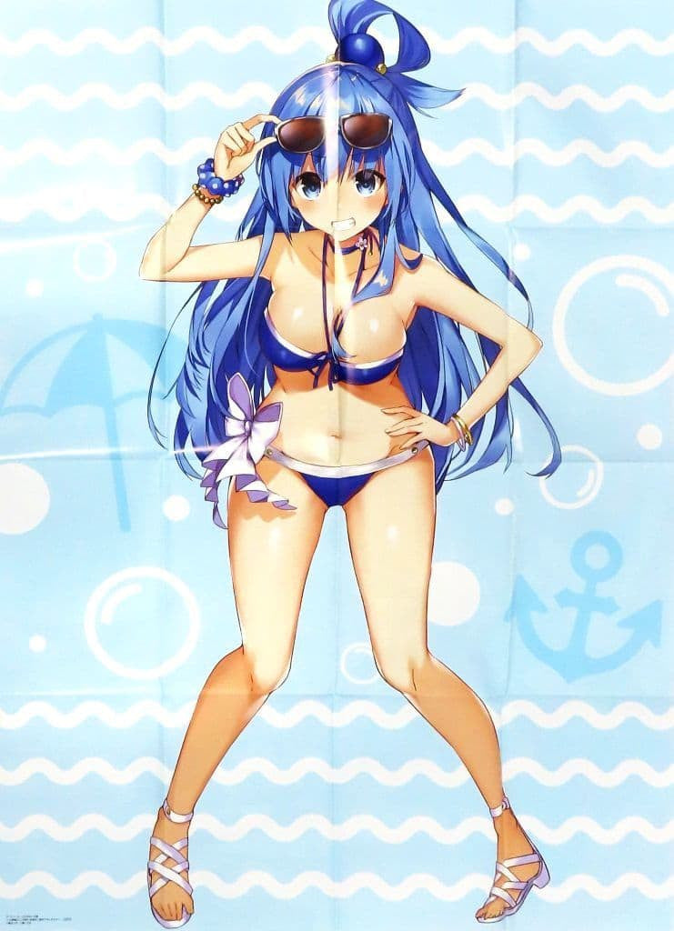 B2 Folded Poster SOS Brigade / Aqua Swimsuit