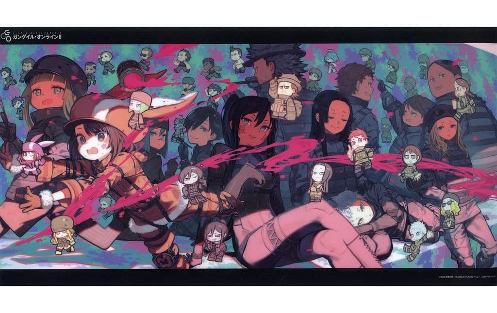 Sword Art Online Alternative Gun Gale Online II Group Clear Poster