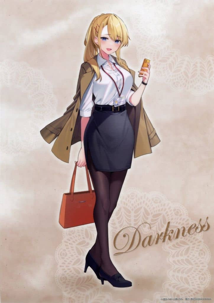 KonoSuba Darkness Date Outfit Ver. A3 Clear Poster