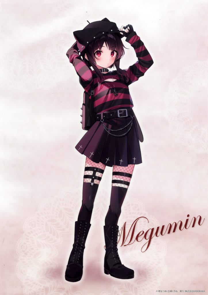 KonoSuba Megumin Date Outfit Ver. A3 Clear Poster C-6