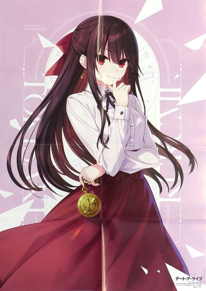 Kurumi Tokisaki & Felicia Double-Sided B2 Poster - Dragon Magazine Mar 2025 (Fol
