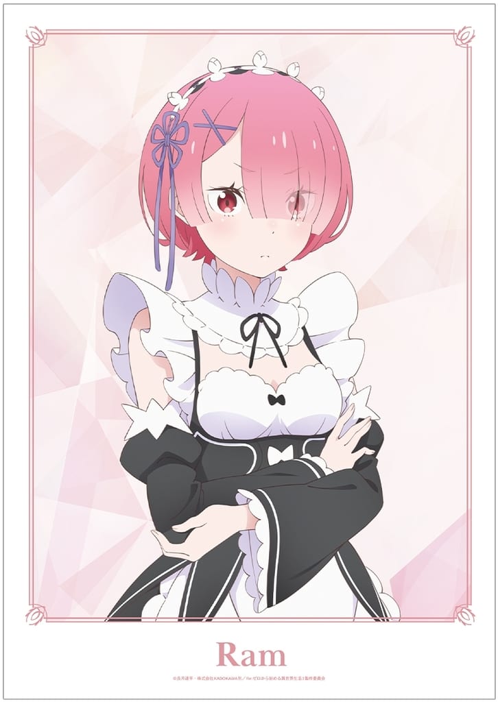 Re:Zero Ram A3 Matte-Finish Poster