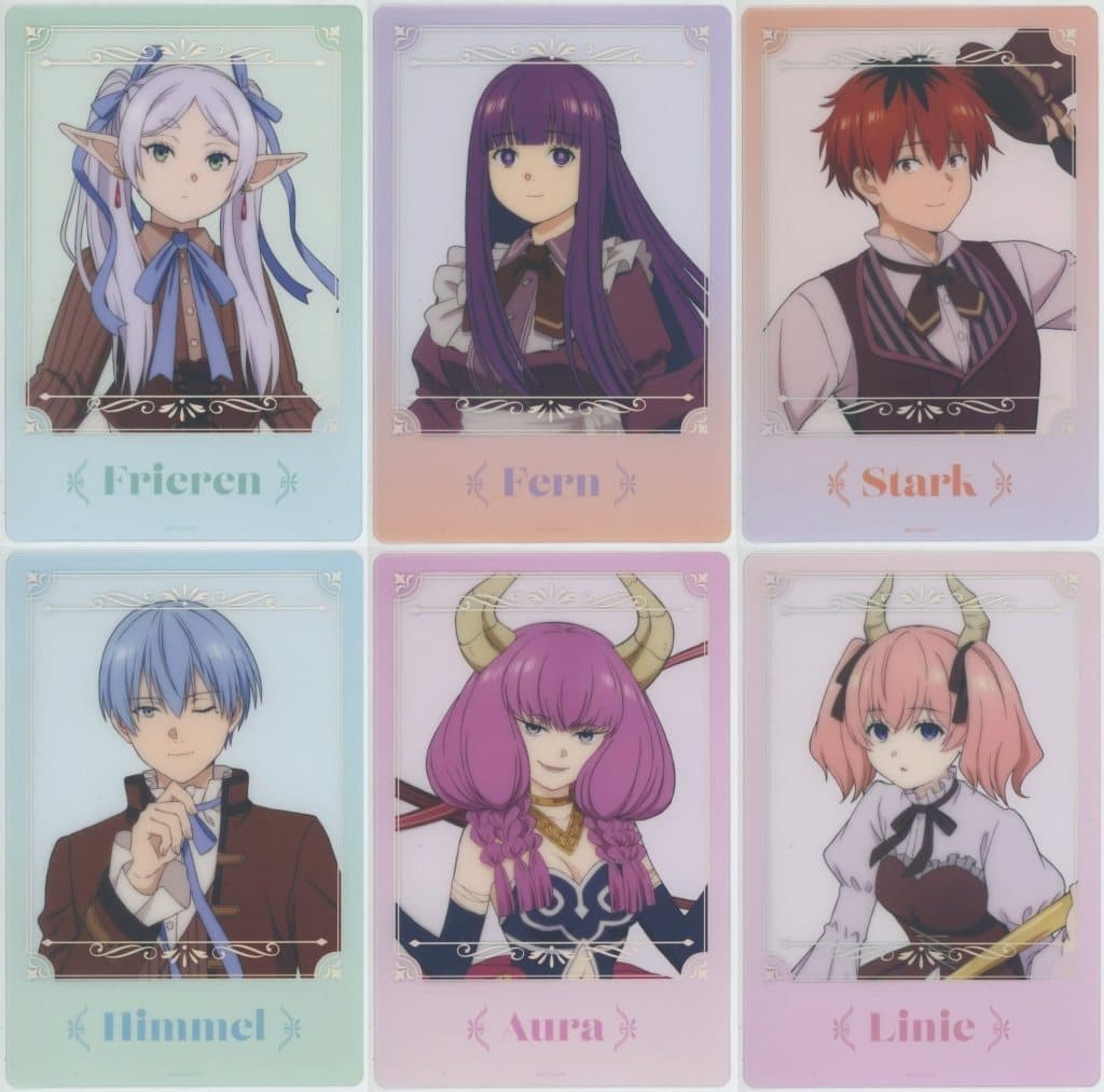 Frieren Clear Poster Set of 6 G Prize