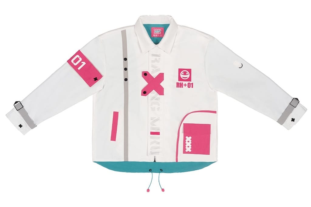 Hatsune Miku Racing Ver. 2025 Jersey White (Size M) - Good Smile Moment Jacket