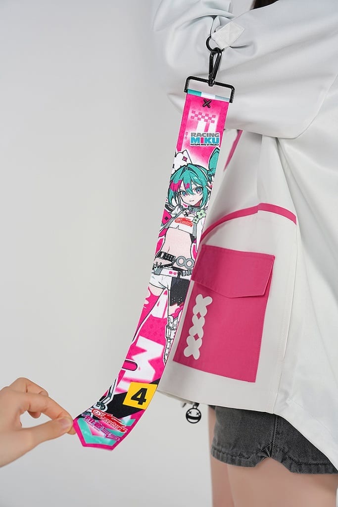 Hatsune Miku Racing Ver. 2025 Jersey White (Size M) - Good Smile Moment Jacket